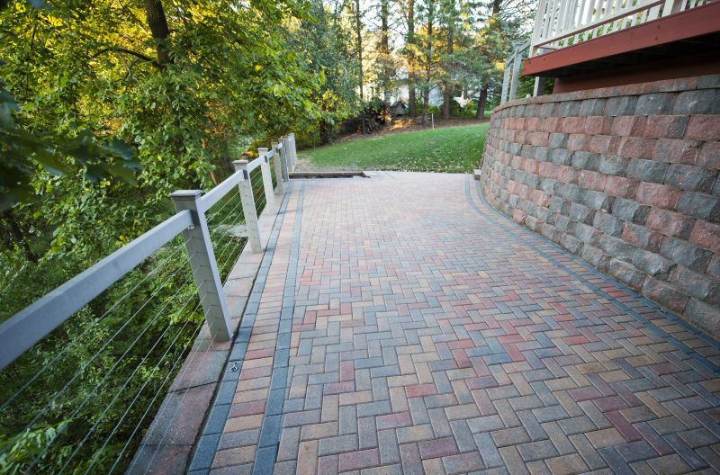 Modern Brick Paver Layout