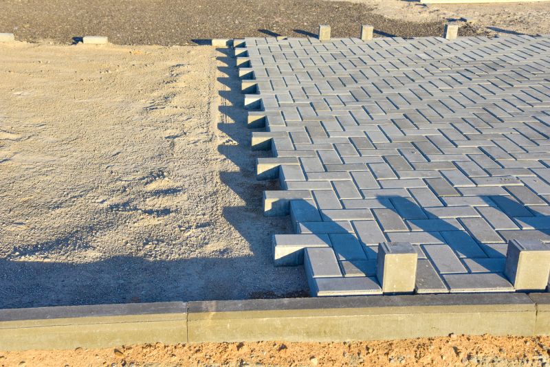 Paver Pattern in Progress