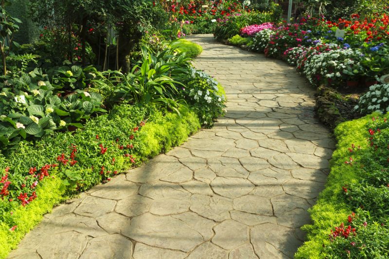 Landscaped Paver Path